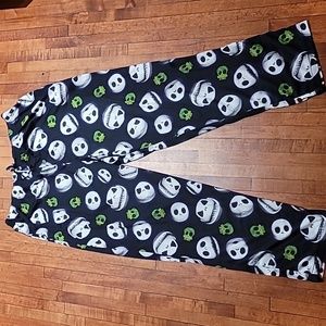 Large Nightmare before Christmas pajama lounge pants.